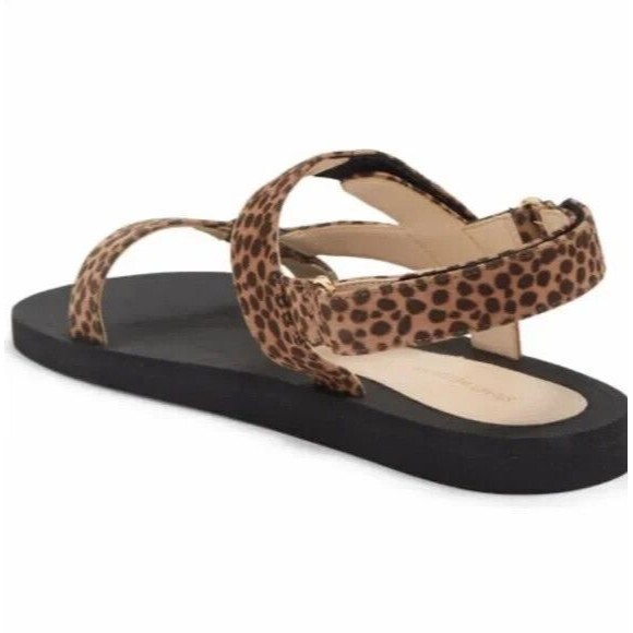 Stuart Weitzman Wmn Brown Cheetah Print Suede Vail Slingback Sandals US 6 EU 36 - Picture 2 of 9
